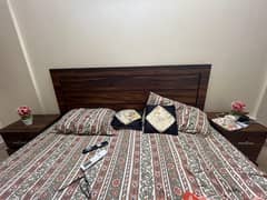 Bed with complete set