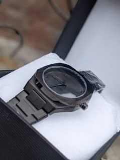 black aura Arabic watch