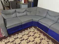 L shaped Sofa set semi used