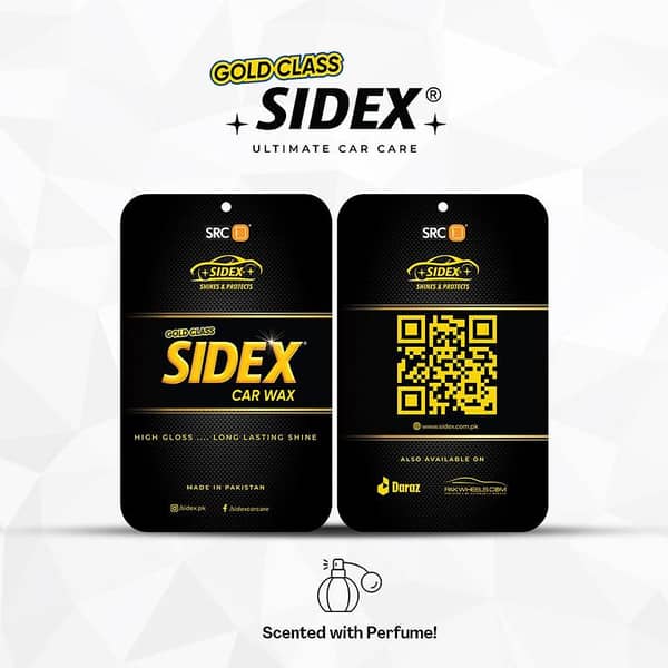 Sidex Black Perfumed Card for Cars