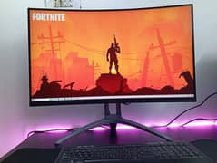AOC Agon ag323qcxe 32inch 2k 144hz curved PS5 & PC Gaming Monitor