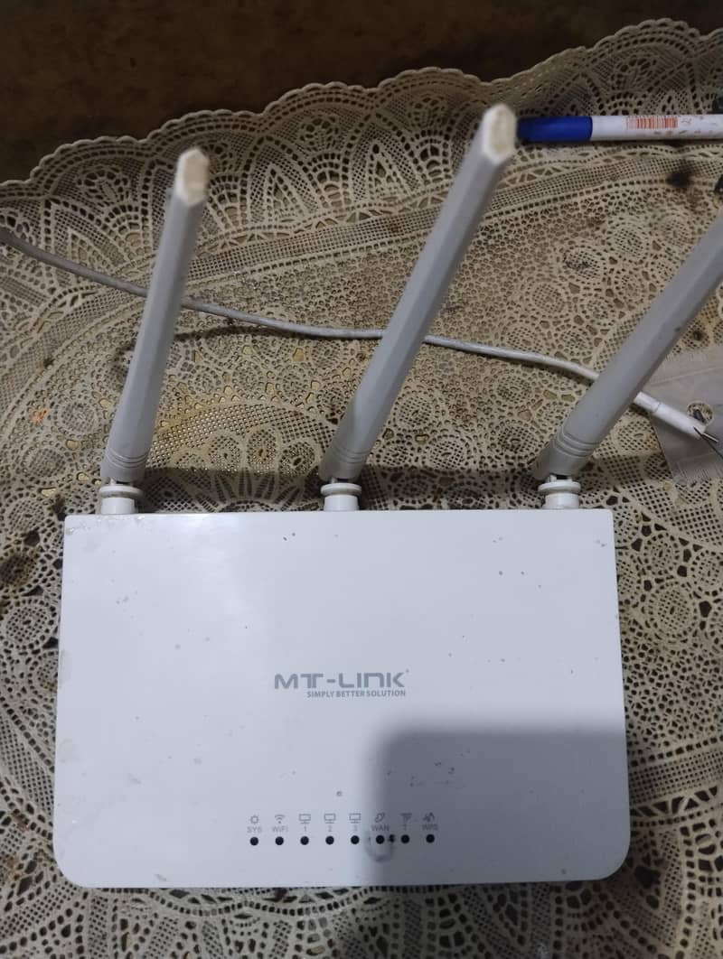 MT Link MT WRNF0N Router With triple antennas 1