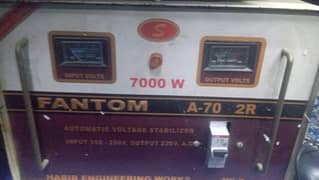 Automatic Voltage Stabilizer 7000 watts 2 Piece  and 10,000 1 Piece