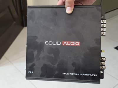 F21 Power Amplifier by Solid Audio 3000 watts + heartz speaker