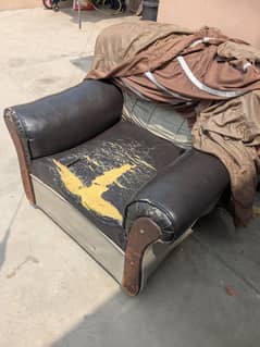Leather Sofa Set