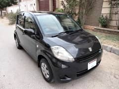 TOYOTA PASSO Automatic Model 2007 Registered 2012 Pearl Black color.