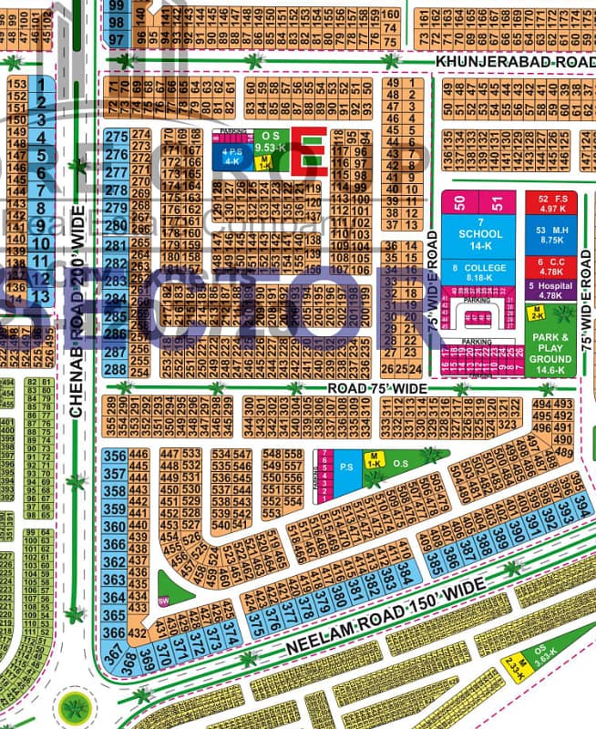 1 Kanal Plot For Sale In E Block 0