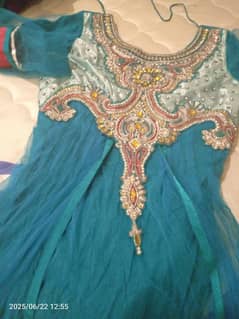 green net frock