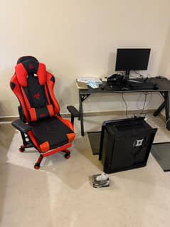GAMING MONITOR , GAMING CHAIR, DESKTOP TABLE