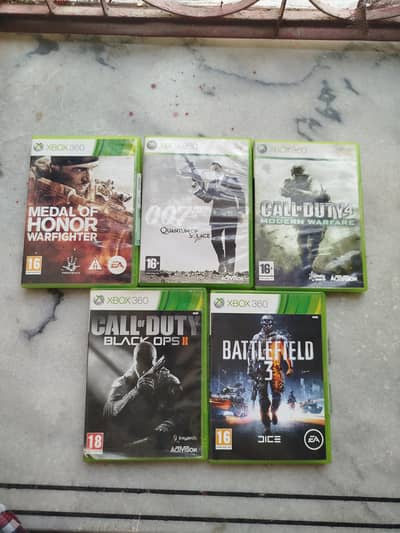 Xbox 360 Premium Games dvds