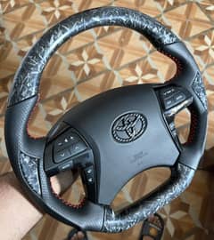 Toyota corolla carbon fibre steering wheel