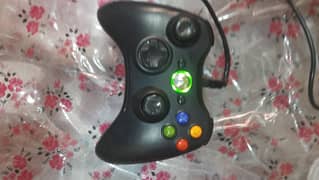 xbox 360 wired black controlller
