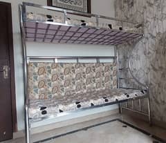 Premium stainless steel Bunk Bed Durable,Easy Asseemble & Space Saving