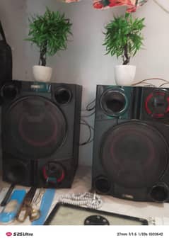 YAMAHA WOOFER SPEAKERS  HEAVY SPEAKER 