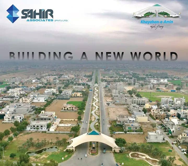 20MARLA CORNER RESIDENTIAL PLOT AVAILABLE FOR SALE AT PRIME LOCATION IN KHAYABAN-E-AMIN Q BLOCK 1