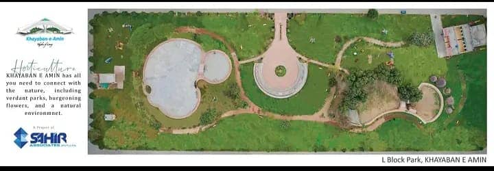 20MARLA CORNER RESIDENTIAL PLOT AVAILABLE FOR SALE AT PRIME LOCATION IN KHAYABAN-E-AMIN Q BLOCK 9