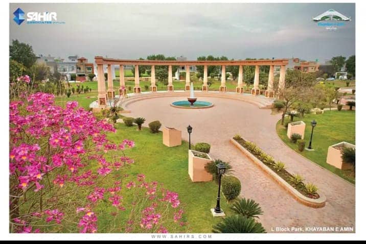 20MARLA CORNER RESIDENTIAL PLOT AVAILABLE FOR SALE AT PRIME LOCATION IN KHAYABAN-E-AMIN Q BLOCK 11