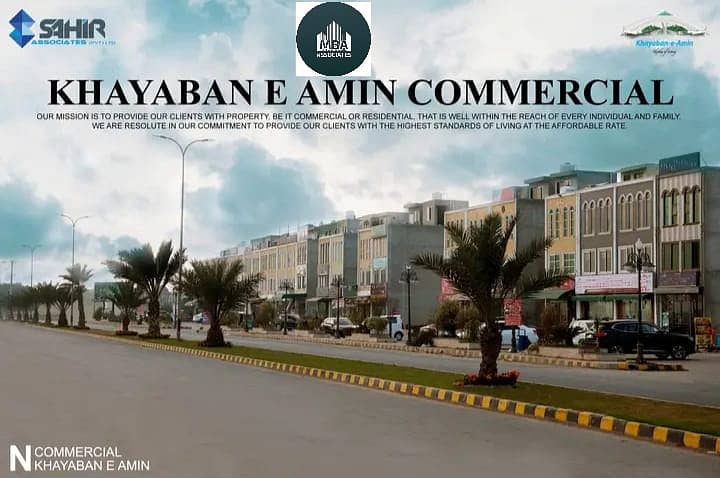 20MARLA CORNER RESIDENTIAL PLOT AVAILABLE FOR SALE AT PRIME LOCATION IN KHAYABAN-E-AMIN Q BLOCK 23