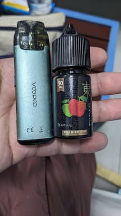 voopo v thru pro and Double apple flavor