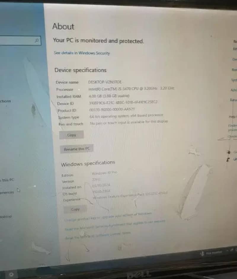 Complete Computer with Slim DELL Led & CPU 0