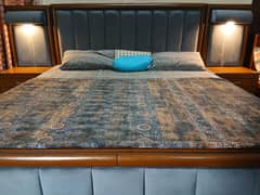 Wooden Kushan Bed Set Swati Wood