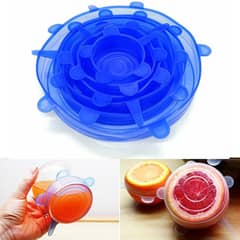 six piece set fresh keeping over stretch bowl cover dust proof