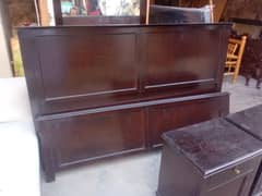 English wooden design complete bed set simple and elegant
