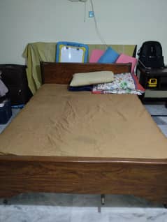 double bed double door cupboard