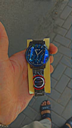 Dark blue color watch full new condition