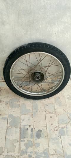 back complete CD 70 Tyre