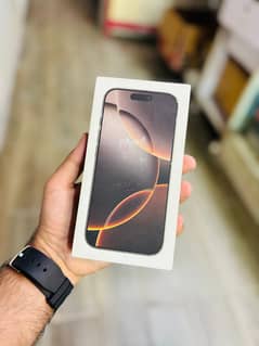 I PHONE 16 PRO DESERT TITANIUM BRAND NEW BOX PACK