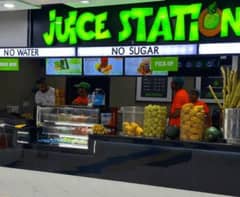 Staff for juice shop