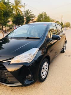 Toyota Vitz Black Model 2018 Registration 2023