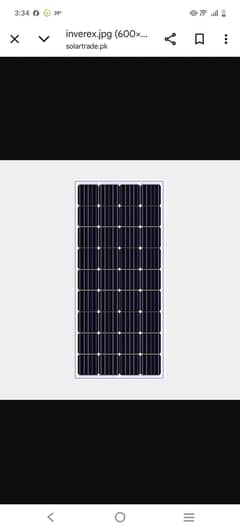 solar Panel 180 to 200 watt