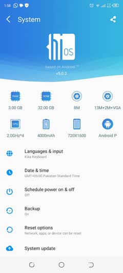 Tecno spark 4 3GB + 32GB pta approved only exchange