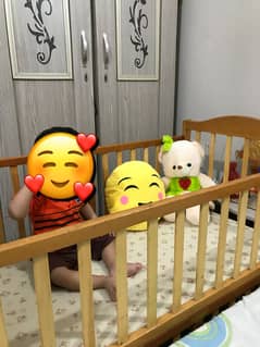Selling Baby Cot with mattress urgent