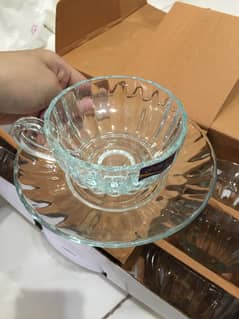 Selling Brand new transparent crockery urgent sell