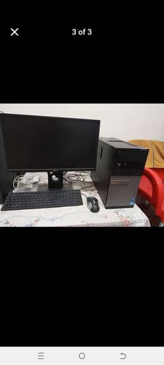 Dell led IPS 22inch dell CPU ci5 2nd geration