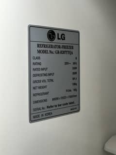 Lg double door refrigerator