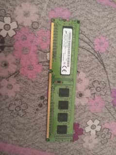 DDDR 3 4 gb ram for sell brand new condition full ok