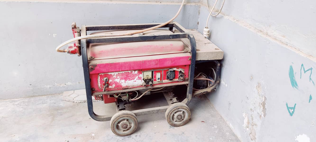 3 KVA used generator works properly on both Gas and petrol 0