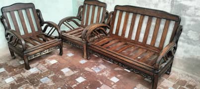 Wooden Sofa set