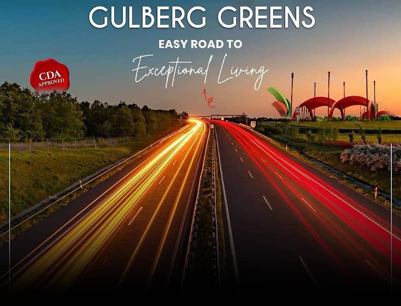 Gulberg Green farm house plot size 4 canal ready to construct isb 0