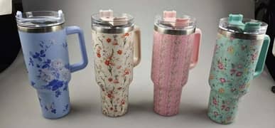 Tumbler - Stainless Steel Vacuum Tumbler with Straw - 40 oz