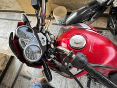 honda 150 motorcycle red color