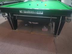Rasson snooker table slate steel caution
