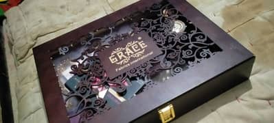 wooden arabian gold jewellery box