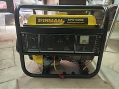 New Firman 1.5KVA Generator – Petrol + Gas – Excellent Condition!