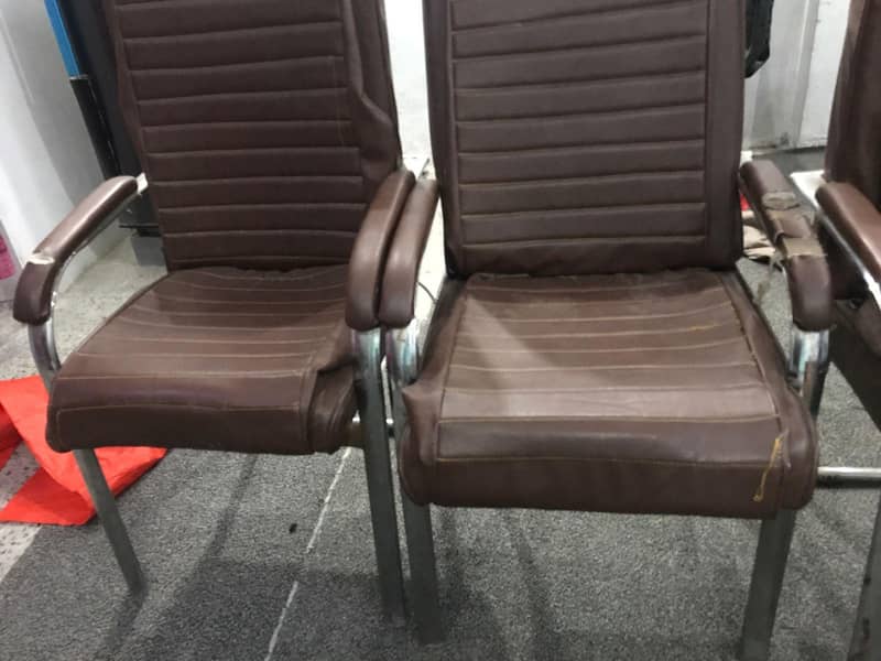 set of 4 chairs and a set of 2 tables 3