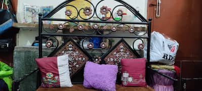 A beautifu single family bEd  n Sofa set is available for sale